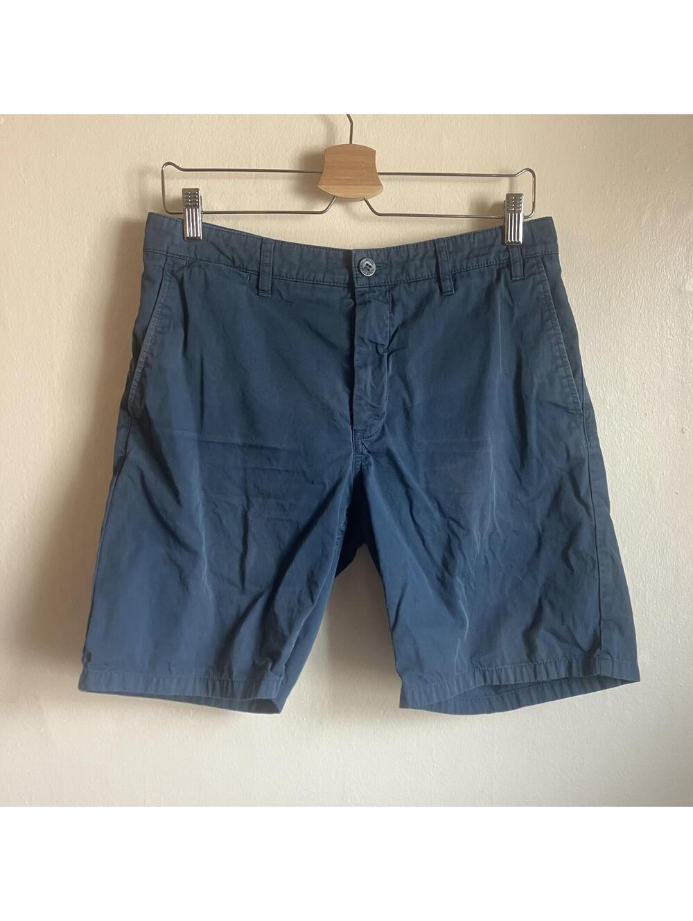 Norse Projects Aros Light Twill Shorts 32 Navy Blue New England Summer MSRP $160